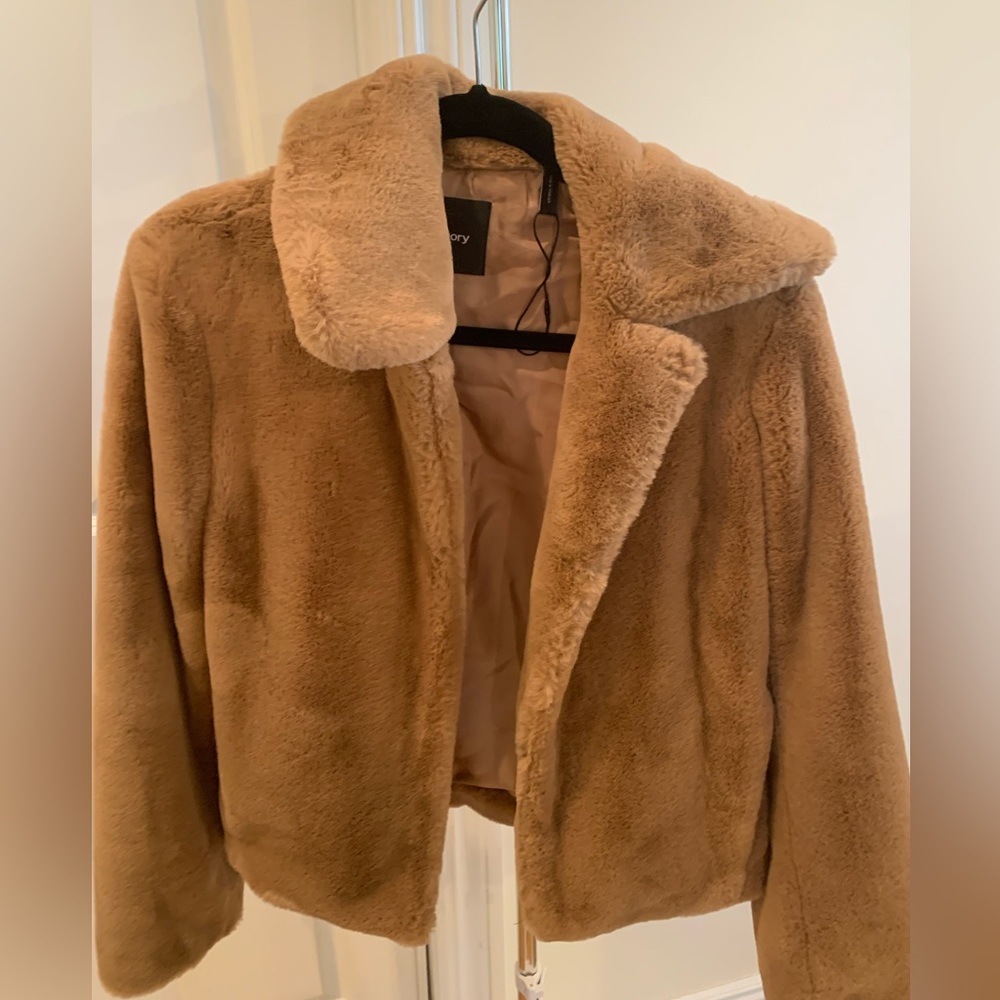 Theory Faux fur jacket
